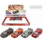 Kinsmart Auto Lamborghini Veneno kov 13cm na Šedá – Hledejceny.cz