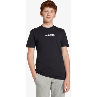 adidas LINEAR Dětské tričko černá – Zboží Dáma