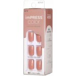 KISS imPRESS Color Short umělé nehty Sandbox 30 ks – Zboží Dáma