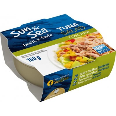 Sun & Sea Salát s tuňákem stylu Toscana 160 g – Zboží Dáma