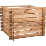 SunWood Kompostér 1-komorový 500 l hnědý – Zboží Mobilmania