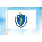 LIBEA, s.r.o. Massachusetts vlajka Rozměr: 20×30 cm, Uchycení: Návlek na žerď – Hledejceny.cz