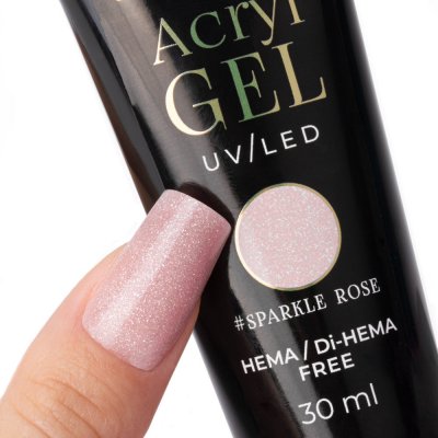 Molly Nails Acrylgel Hema/di-Hema free Sparkle Rose 30 ml – Zboží Dáma