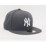 New Era 59FIFTY New York Yankees Basic Šedá / Bílá – Zboží Mobilmania