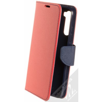 Pouzdro Forcell Fancy Book flipové Xiaomi Redmi Note 8, Redmi Note 8 2021 červené modré