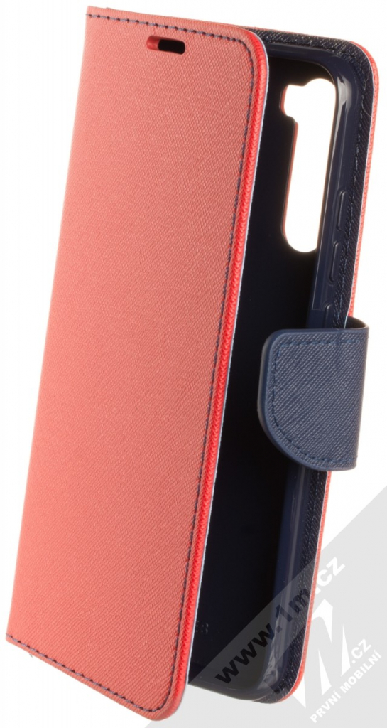 Pouzdro Forcell Fancy Book flipové Xiaomi Redmi Note 8, Redmi Note 8 2021 červené modré