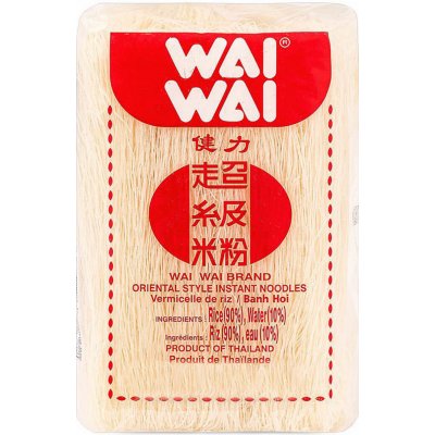 Waiwai nudle rýžové vlasové 400 g – Zboží Mobilmania