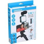 GRUNDIG Selfie studio s osvětlením a tripodED-223813 – Zboží Živě