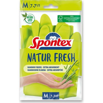 Spontex Natur Fresh úklidové rukavice velikost M – Hledejceny.cz