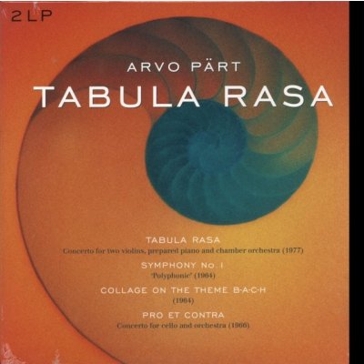 Pärt, Arvo - Tabula Rasa CD