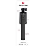 Swissten Wired Selfie Stick 8595217443525 – Zboží Živě