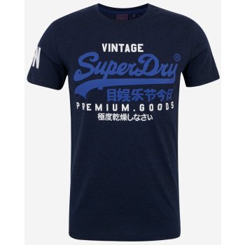 Superdry pánské tričko s potiskem Tmavě modré