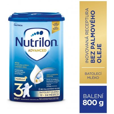 Nutrilon 3 Advanced Vanilla 800 g – Zboží Mobilmania