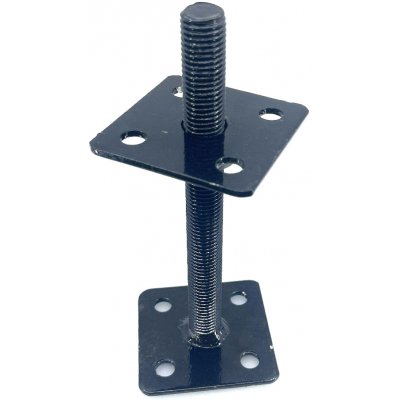 SVX Nastavitelná patka sloupku M20x200 (80x80+80x80) černá M20x200x80 – Zboží Mobilmania