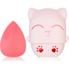 Houbička na make-up BrushArt Accessories Cutie Cat houbička pro aplikaci make-upu s cestovním pouzdrem 1ks