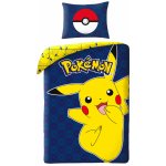 Halantex povlečení Pokémon Pikachu with Pokeball POK-605BL 140x200 70x90 – Hledejceny.cz