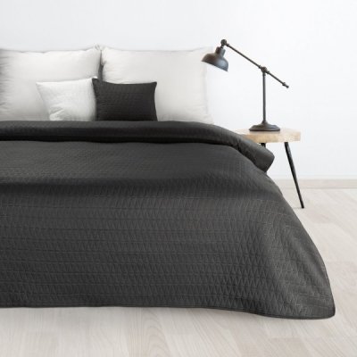 Boni3 přehoz na postel černý Černá 200 x 220 cm – Zboží Mobilmania