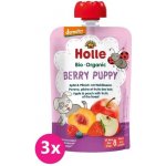 HOLLE Berry Puppy Bio pyré jablko broskev a lesní plody3 x 100 g – Zboží Mobilmania