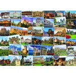 EuroGraphics Světoběžník Hrady a zámky 1000 dílků – Zboží Dáma