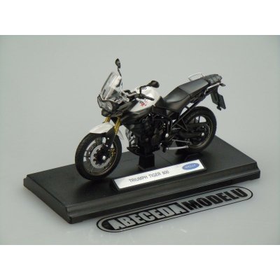Welly Triumph Tiger 800 bílá 1:18 – Sleviste.cz