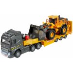 Majorette Kamion s nakladačem Volvo Truck & Wheel Loader 35 cm délka se zvukem a světlem – Zboží Dáma