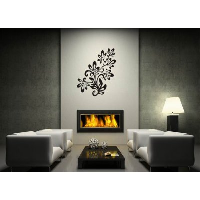 Weblux vzor n14172373 Samolepka na zeď - Floral Element floral kvést dekorační, rozměry 120 x 100 cm – Hledejceny.cz