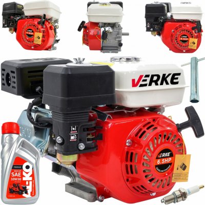 Benzínový motor 6,5HP, OHV, hřídel 20mm, Verke V60253 | Zboží Auto
