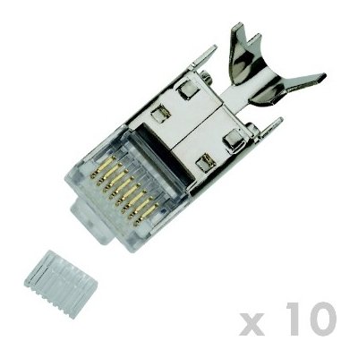 DATACOM konektor RJ45 STP CAT7(6A) 8p8c drát(10ks) 4146 | Zboží Auto