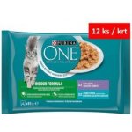 Purina ONE Indoor Formula tuňák telecí 4 x 85 g – Zbozi.Blesk.cz