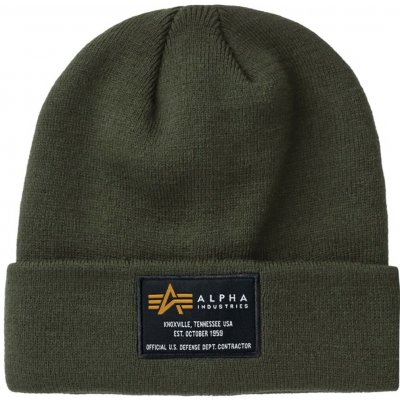 Alpha Industries čepice Crew beanie dark green – Hledejceny.cz