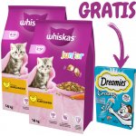 Whiskas Junior kuřecí 2 x 14 kg – Zbozi.Blesk.cz