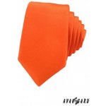 Avantgard kravata Lux Slim 571 9025 Oranžová – Zboží Mobilmania