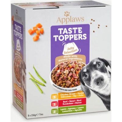 Applaws Dog Taste Toppers Jelly Multipack 32 x 156 g