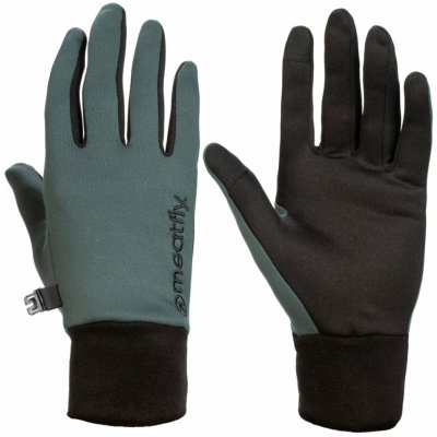 Meatfly pánské rukavice Mens Powerstretch Botanical zelená – Hledejceny.cz