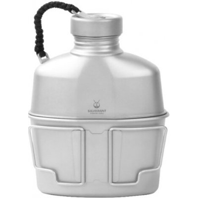 Titanová čutora s pítkem a obalem Silverant – Zboží Dáma