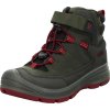 Dámské trekové boty Keen trekingová obuv Redwood Mid Wp 1023885 steel grey/red dahlia