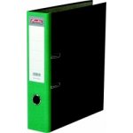 Herlitz pákový pořadač A4 8 cm mramor zelený hřbet – Zboží Živě