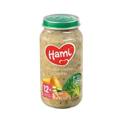 Hami Brokolice s krůtou a cuketou 250 g – Zboží Dáma