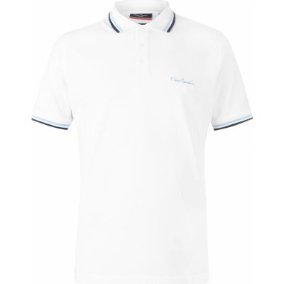 pánské tričko polo PIERRE CARDIN WHITE – Zboží Mobilmania