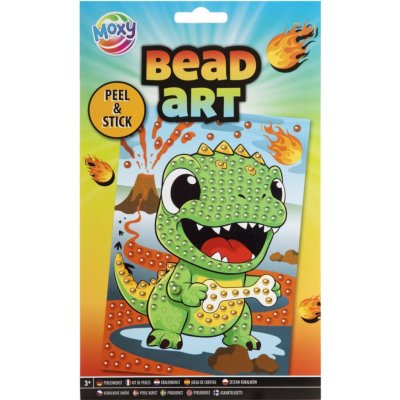 Grafix Korálkový obrázek A5 dinosaurus – Zboží Mobilmania