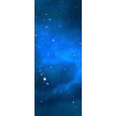 WEBLUX 40432391 Samolepka na dveře fólie Universe filled with stars Vesmír naplněný hvězdami mlhovinou a galaxií rozměry 90 x 220 cm