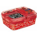 Falanzo Kids dělený plastový box na svačinu Spiderman Urban Web – Zboží Dáma