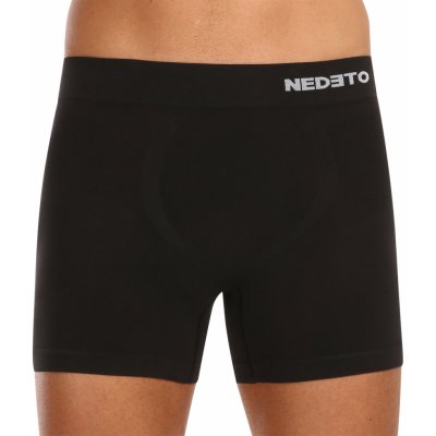 Nedeto pánské boxerky bezešvé bambusové černé NDTB001S – Hledejceny.cz