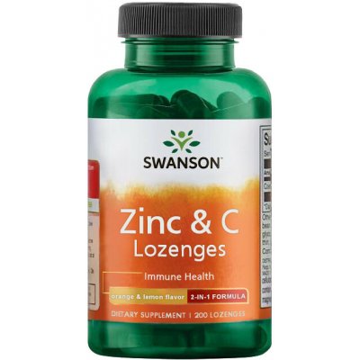Swanson Zinc & C Lozenges 200 kapslí – Hledejceny.cz