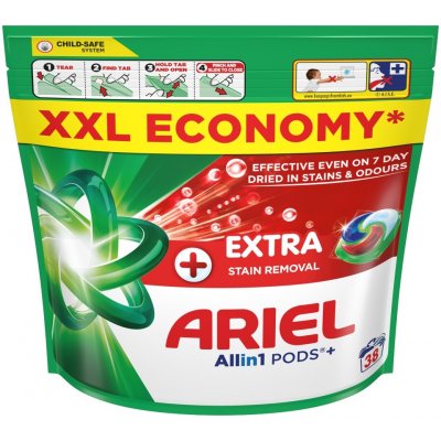Ariel Plus Extra Clean prací kapsle 38 PD – Sleviste.cz