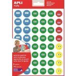 APLI Samolepky Happy face smajlíci odstranitelné – Hledejceny.cz