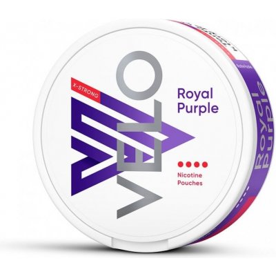 British American Tobacco Velo Royal Purple Červené plody X-Strong 15,5 mg/g 20 sáčků – Zbozi.Blesk.cz