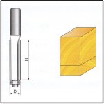 Tvarové frézy do dřeva 8x9x50mm – Zbozi.Blesk.cz