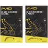 Příslušenství pro vlasce a ocelová lanka Avid Carp Rovnátka D-Rig Kickers Small 10 ks