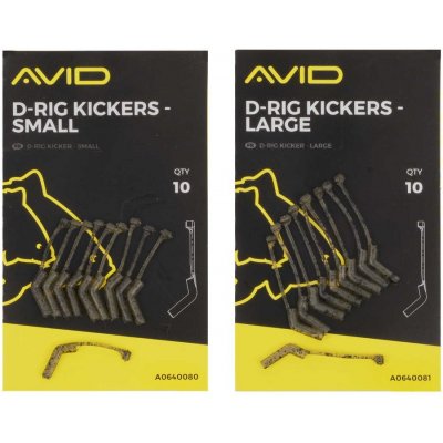 Avid Carp Rovnátka D-Rig Kickers Small 10 ks – Hledejceny.cz